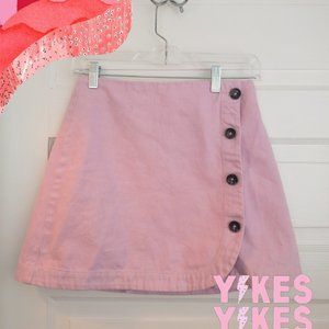 Urban BDG Shelly Twill Pink Skirt